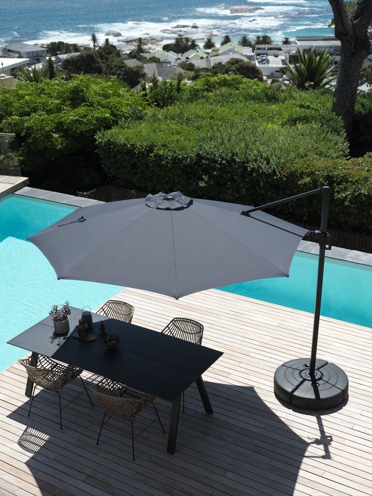 TRONDHEIM Parasol wiszący TRONDHEIM Ø300 szary