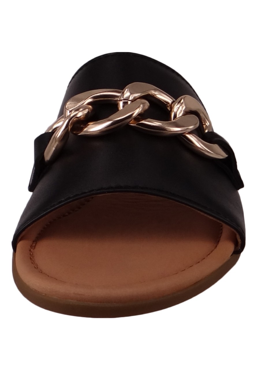 GABOR Komfort Sandalen schwarz