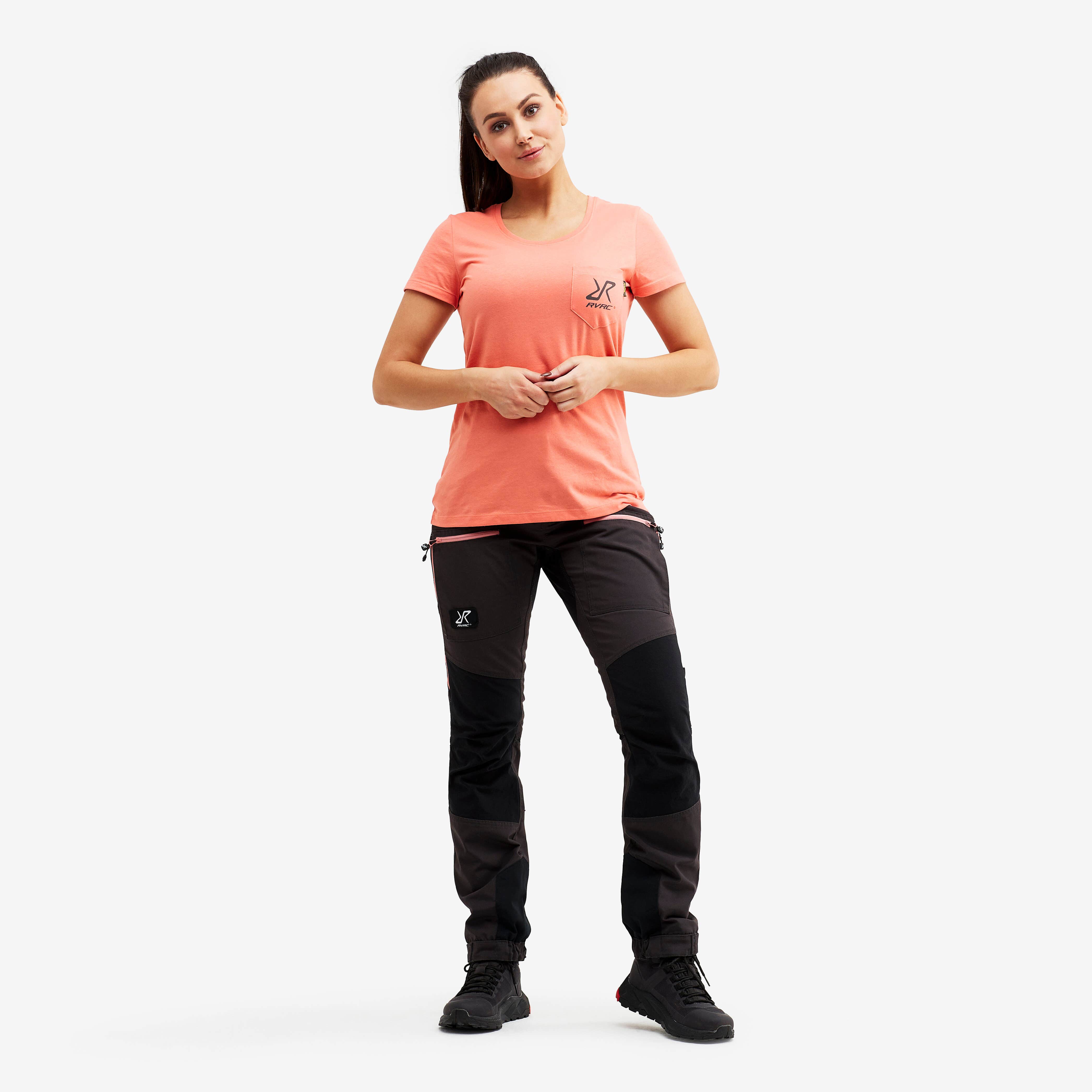 Fat Graphic Tee Femme Burnt Coral