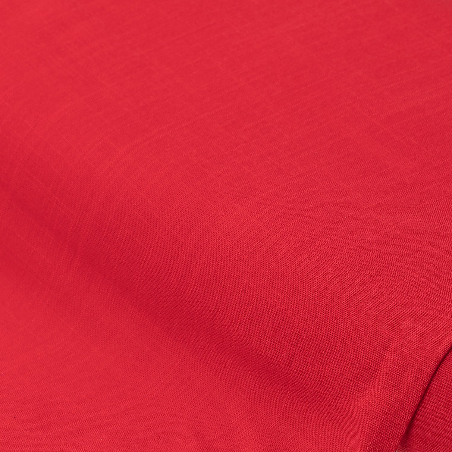 Viskose-Blusenstoff mit Leinen, rot