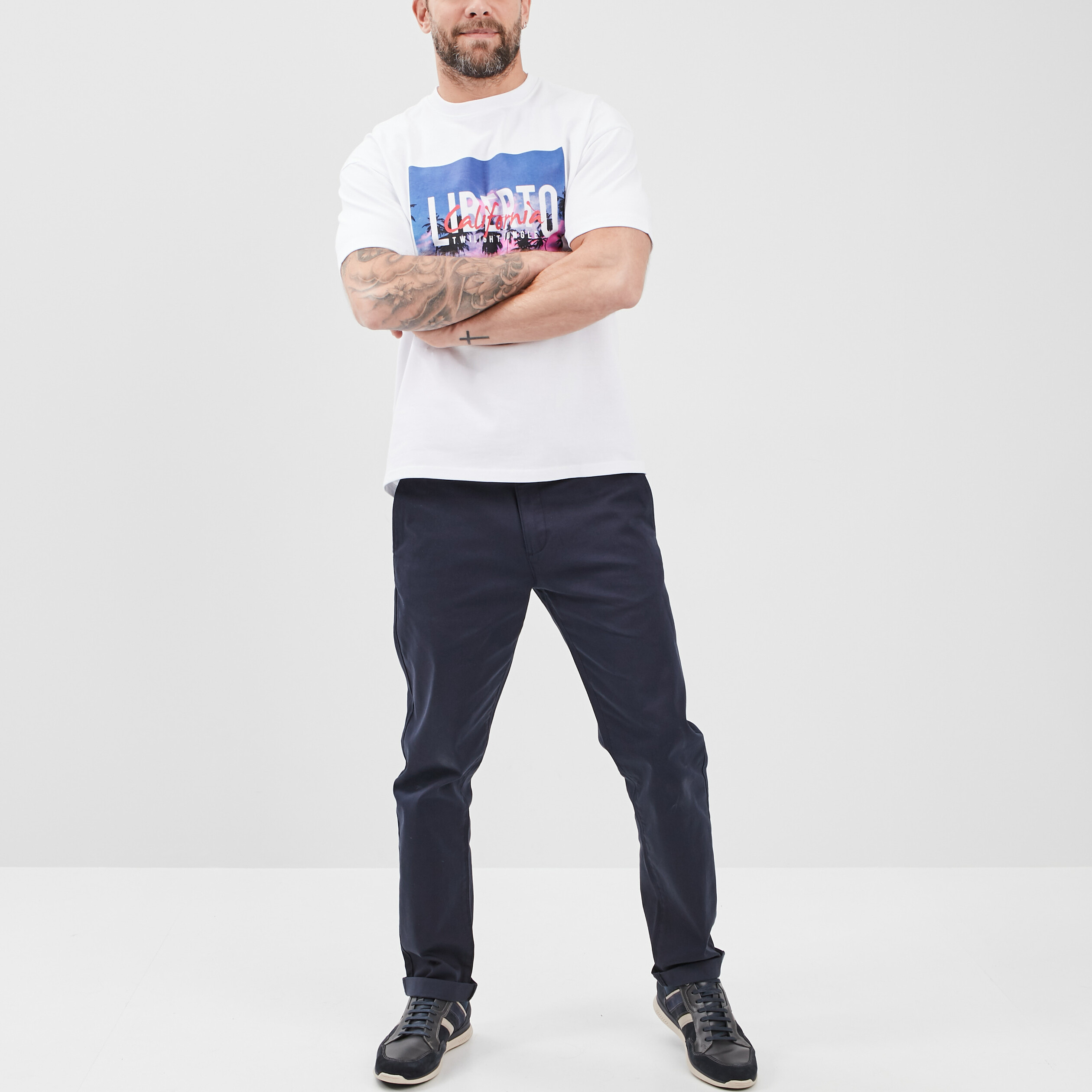 T-shirt Liberto blanc homme | La Halle