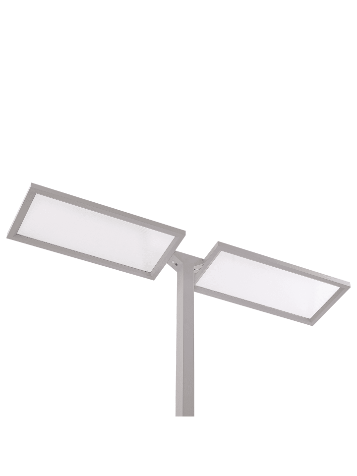 Beliani Stehleuchten SCULPTOR in Silber - (W) 135 x (H) 197 x (L) 30 cm günstig kaufen onesize