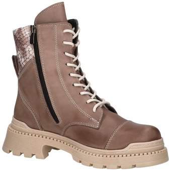 2Go Fashion Schnür Boots in beige