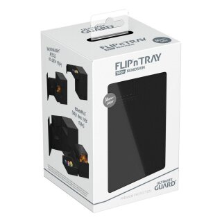 Ultimate Guard Flip`n`Tray 100+ XenoSkin Monocolor - Schwarz
