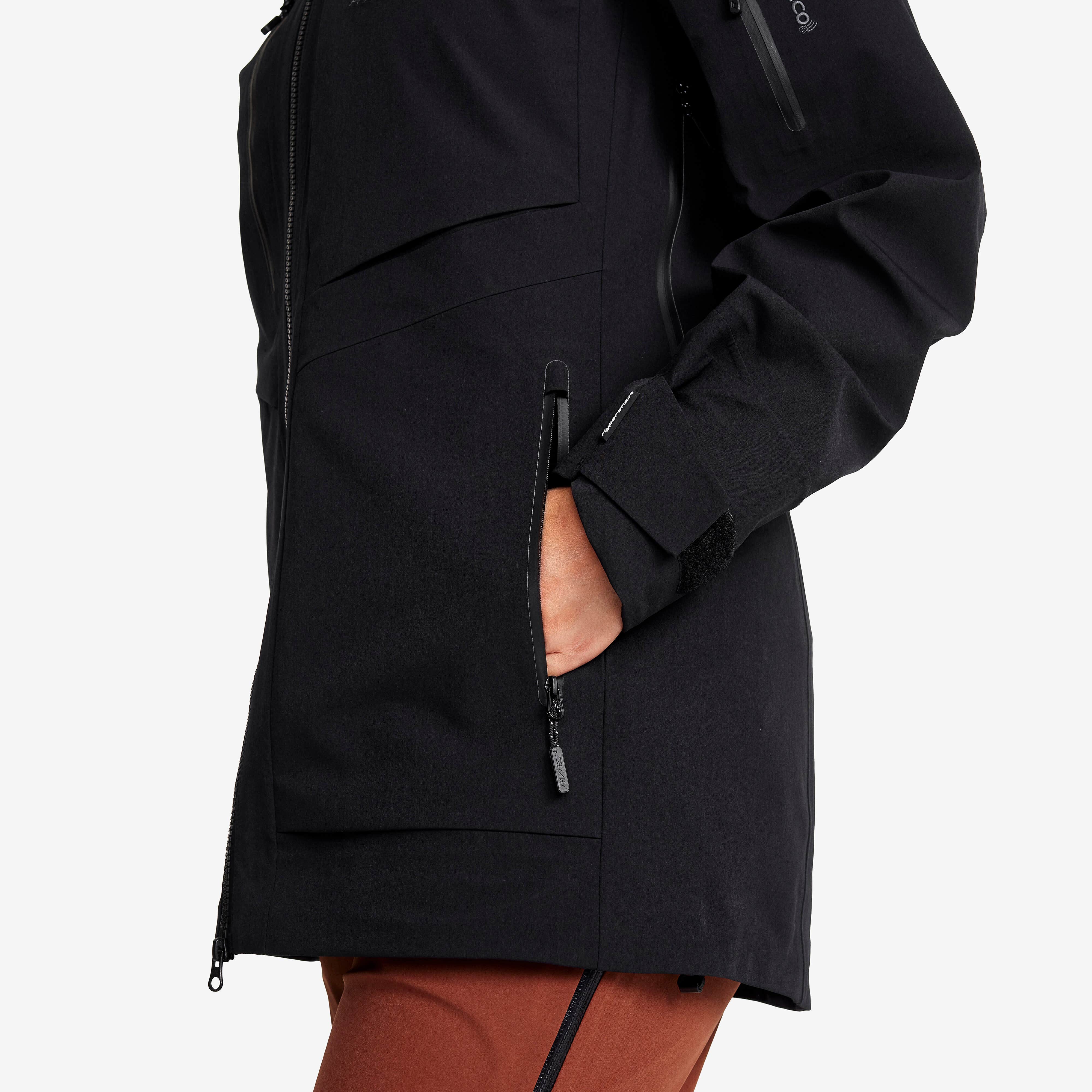 Cyclone Long 3L Jacket Femme Black