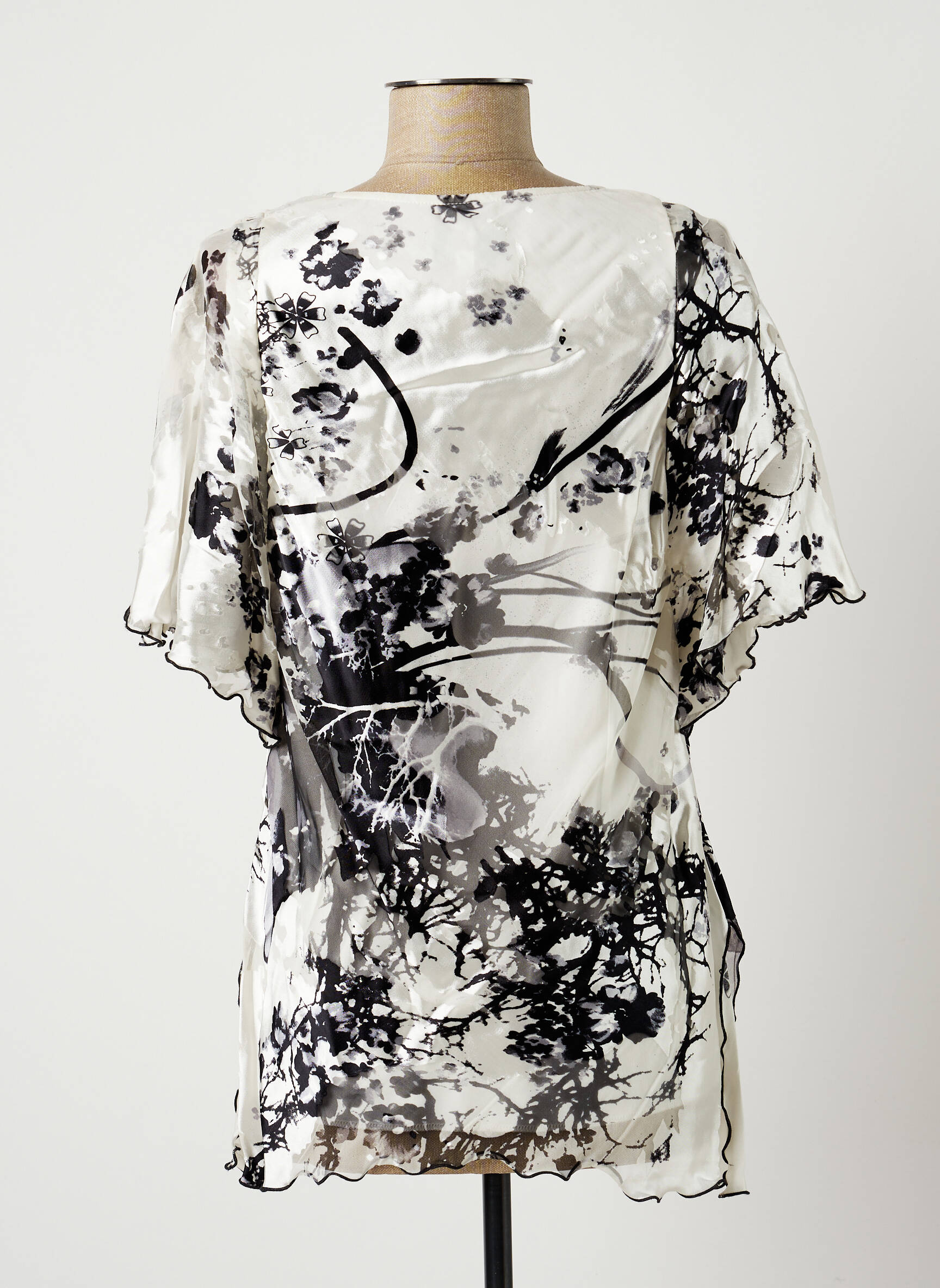Jean Delfin Tuniquemanchecourte Femme couleur gris