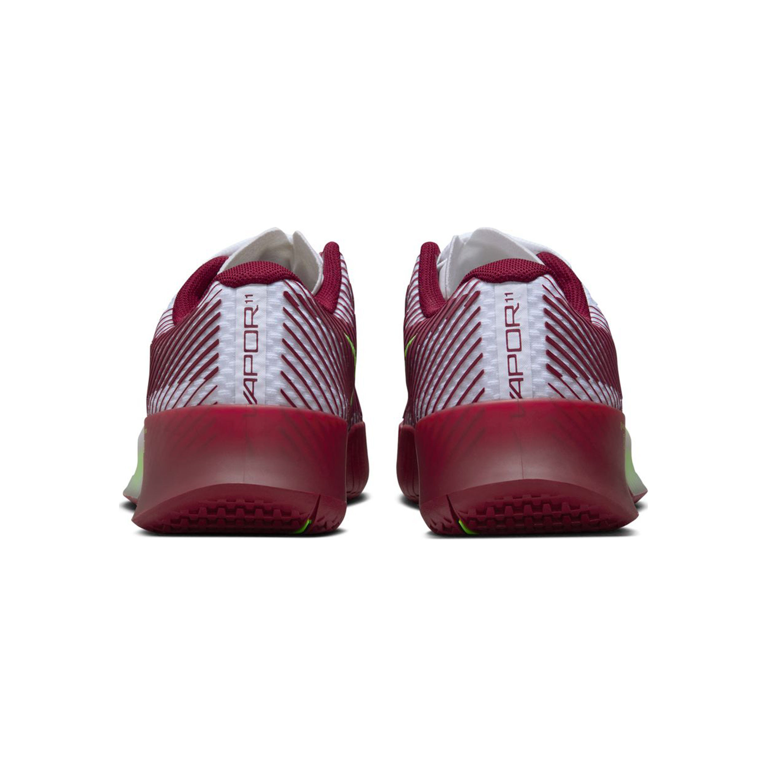 Air Zoom Vapor 11 Allcourtschuh Herren - Weiß, Dunkelrot