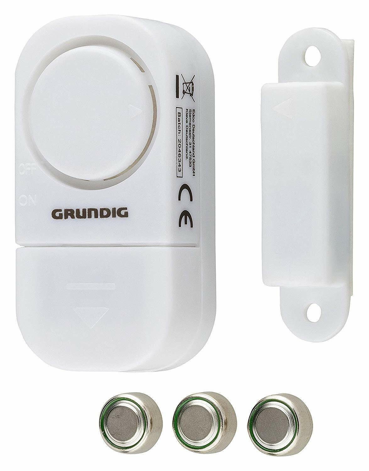 Grundig Fensteralarm Türalarm Einbruchschutz Alarmanlage