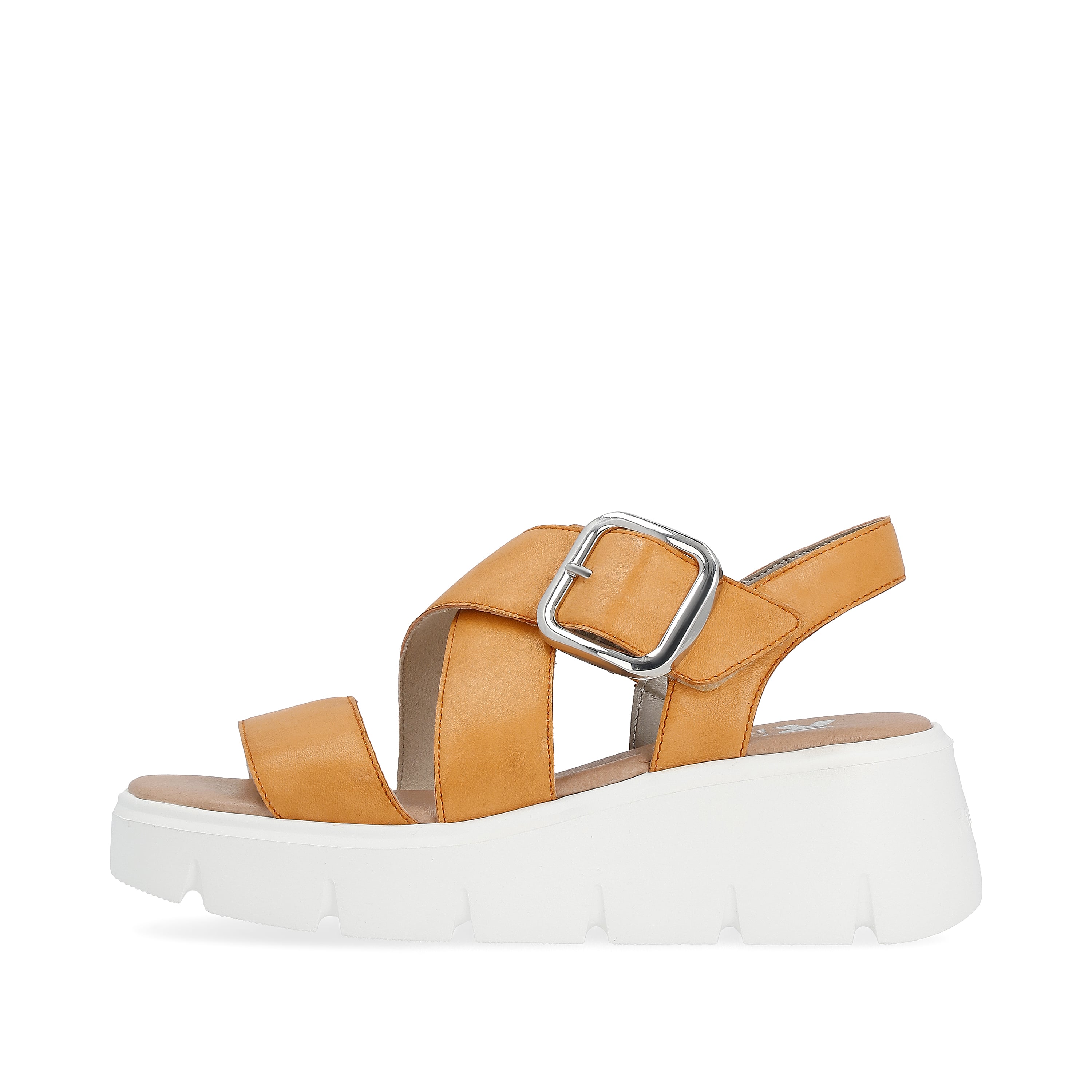 Rieker Damen Keilsandaletten saffron