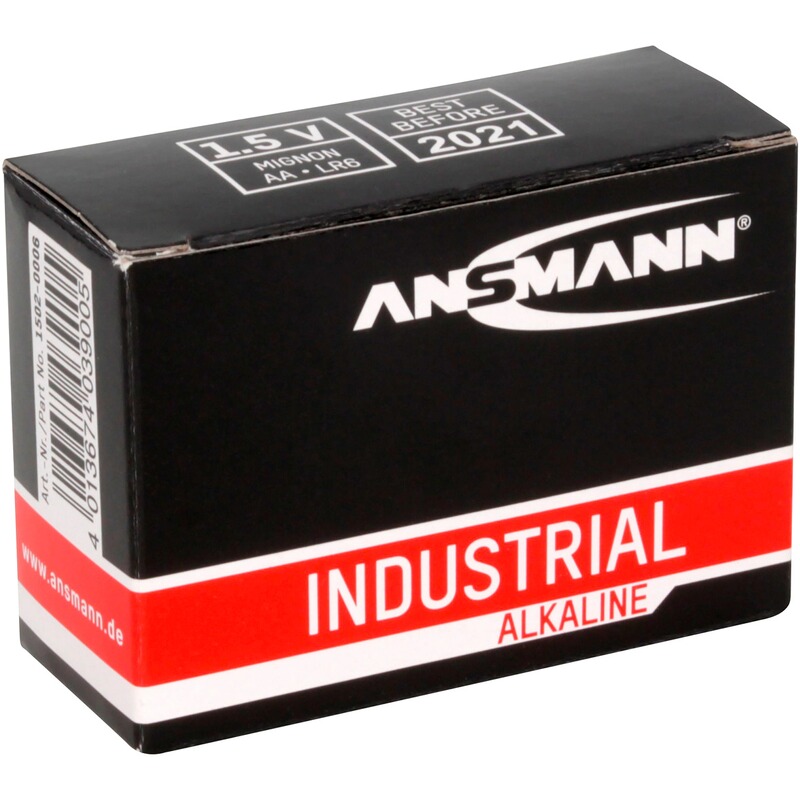 Ansmann Batterie Industrial Alkaline AA Mignon