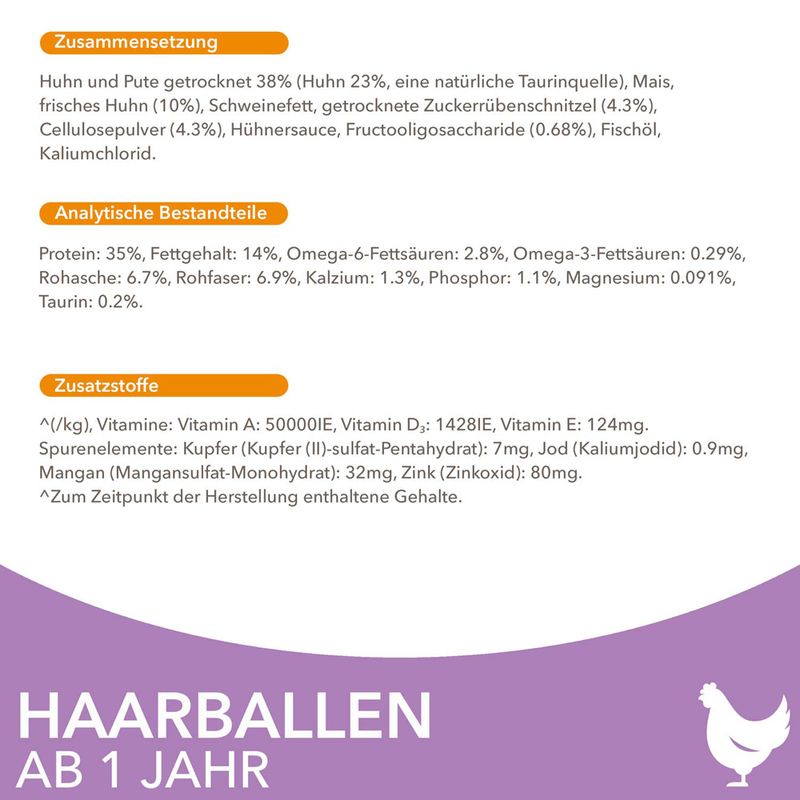 IAMS Advanced Nutrition Hairball mit Huhn zu TOP-Preisen | bitiba
