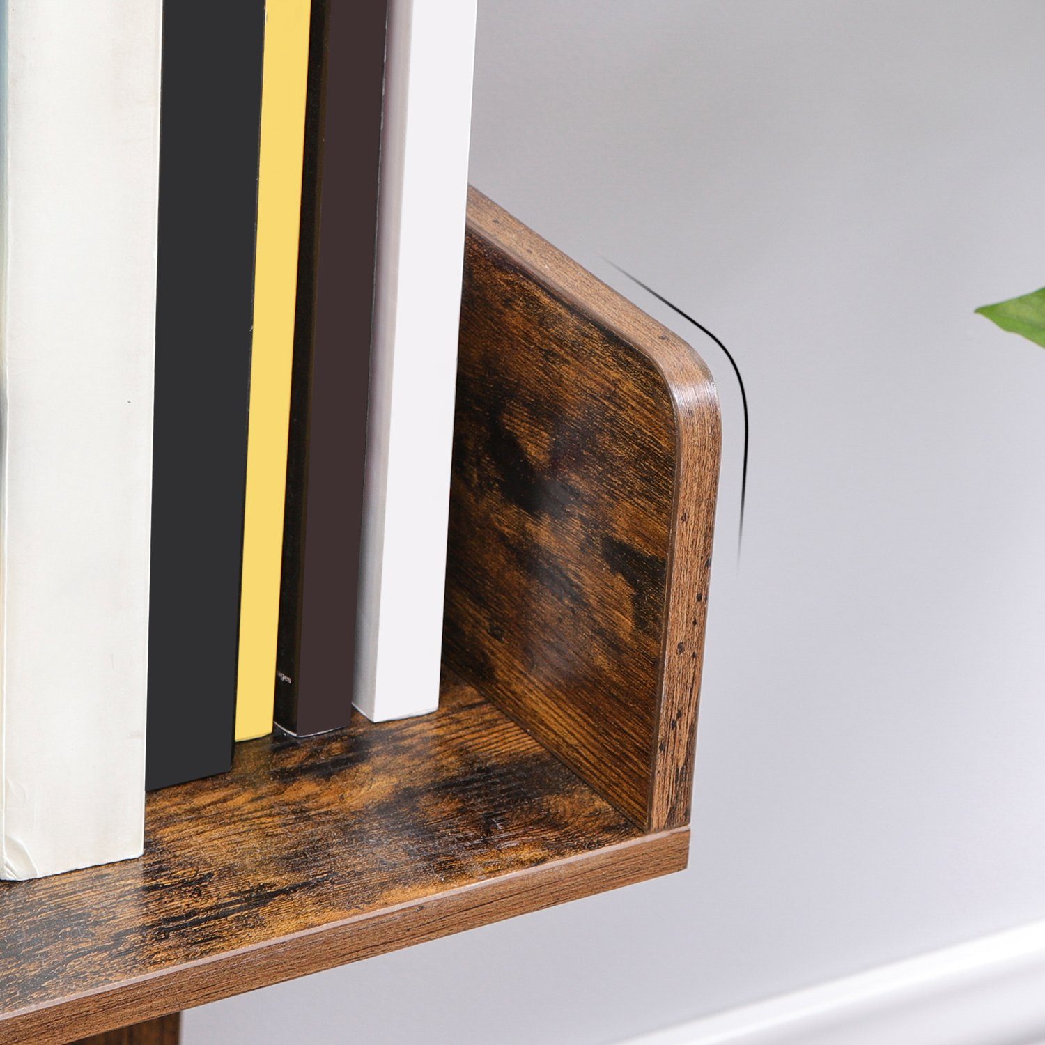 VASAGLE Bücherregal Standregal, mit 13 Fächern, 86 x 25 x 140 cm