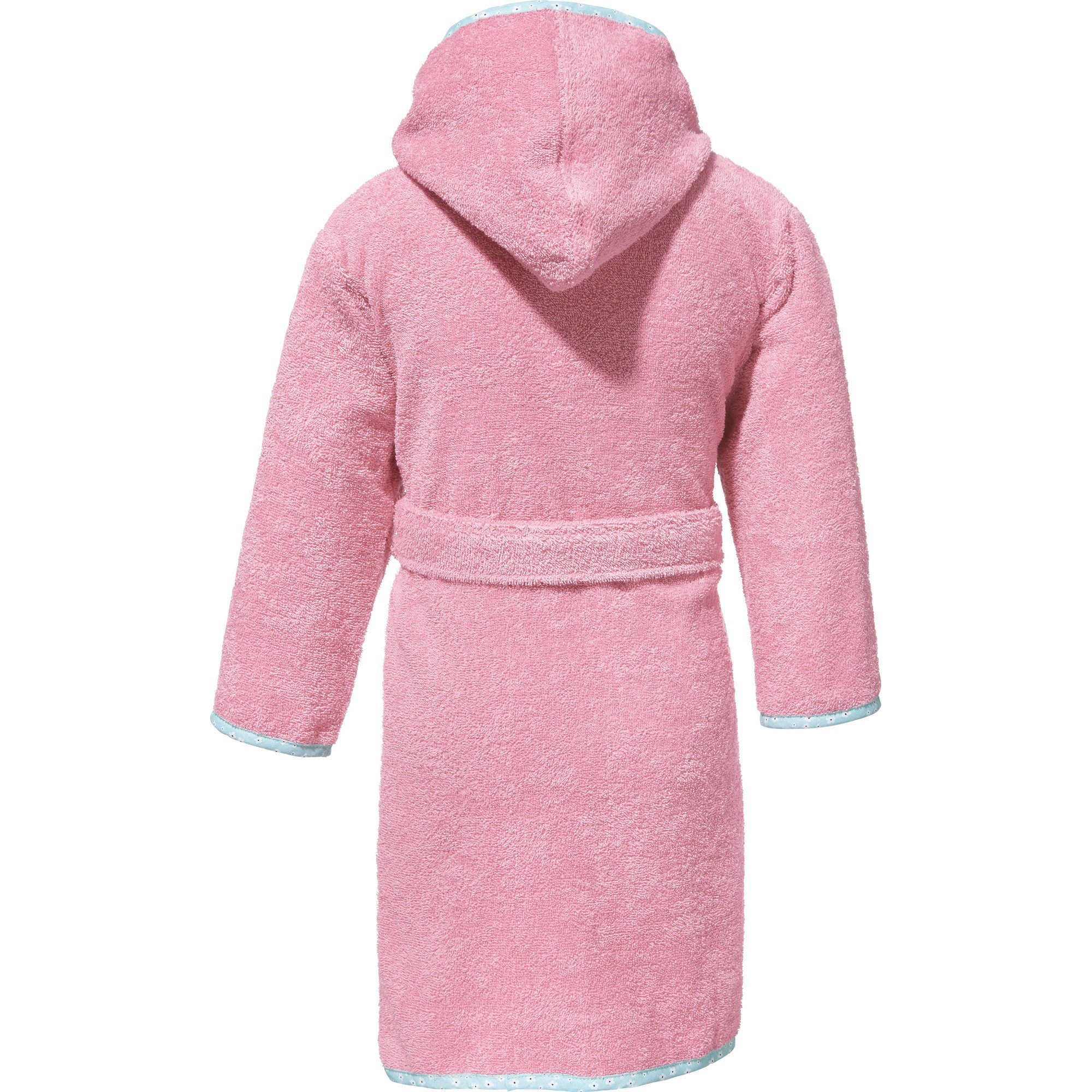 Erwin Müller Kinderbademantel Kinder-Bademantel mit Kapuze, Rückenlänge: 70 cm, Frottier, mit Kapuze, default, Walk-Frottier Uni