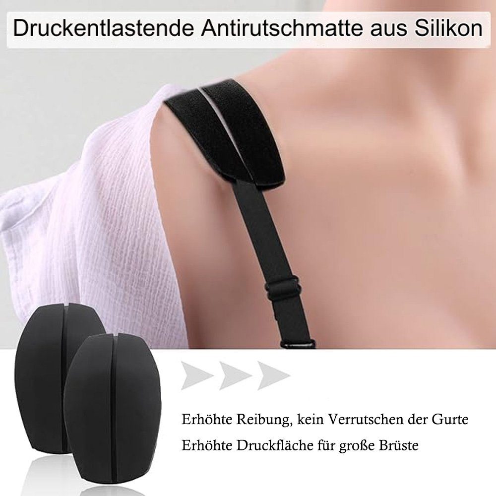 Tian Dee BH-Träger Bra Strap Pad Silikon Schulterpolster BH Gurt Kissen rutschfeste