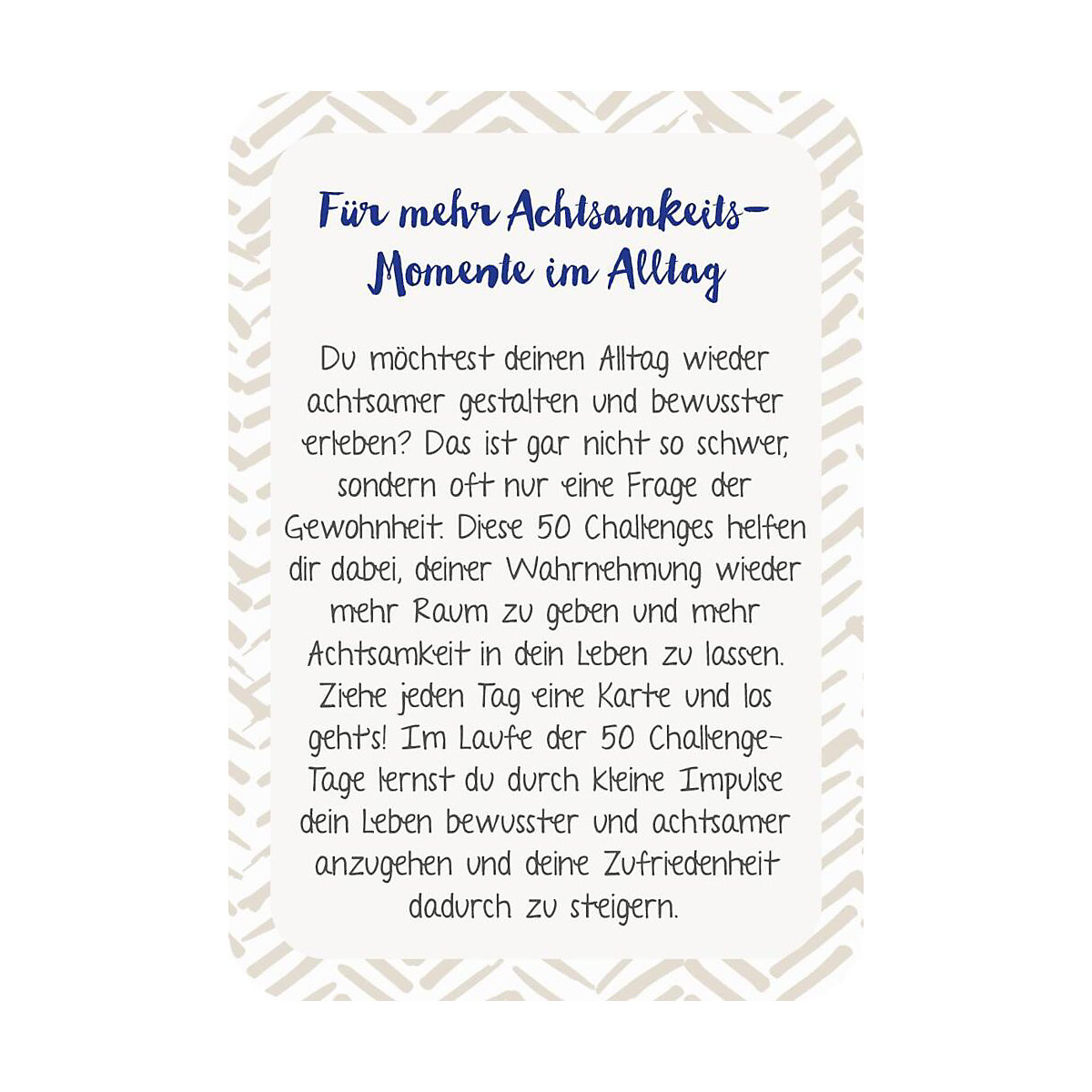 Die 50-Tage-Achtsamkeits-Challenge