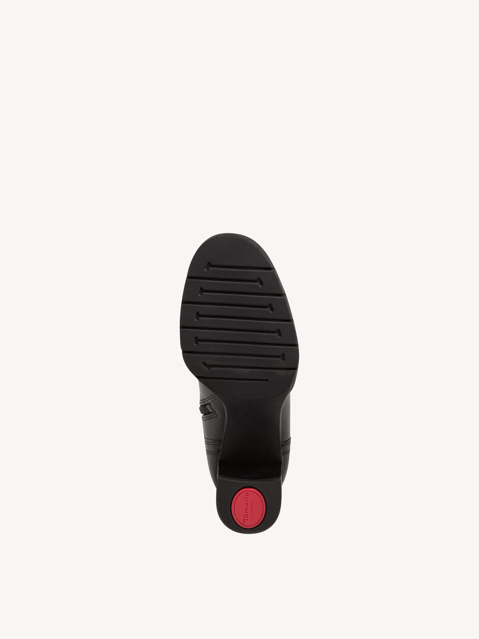 Bottine en cuir - noir