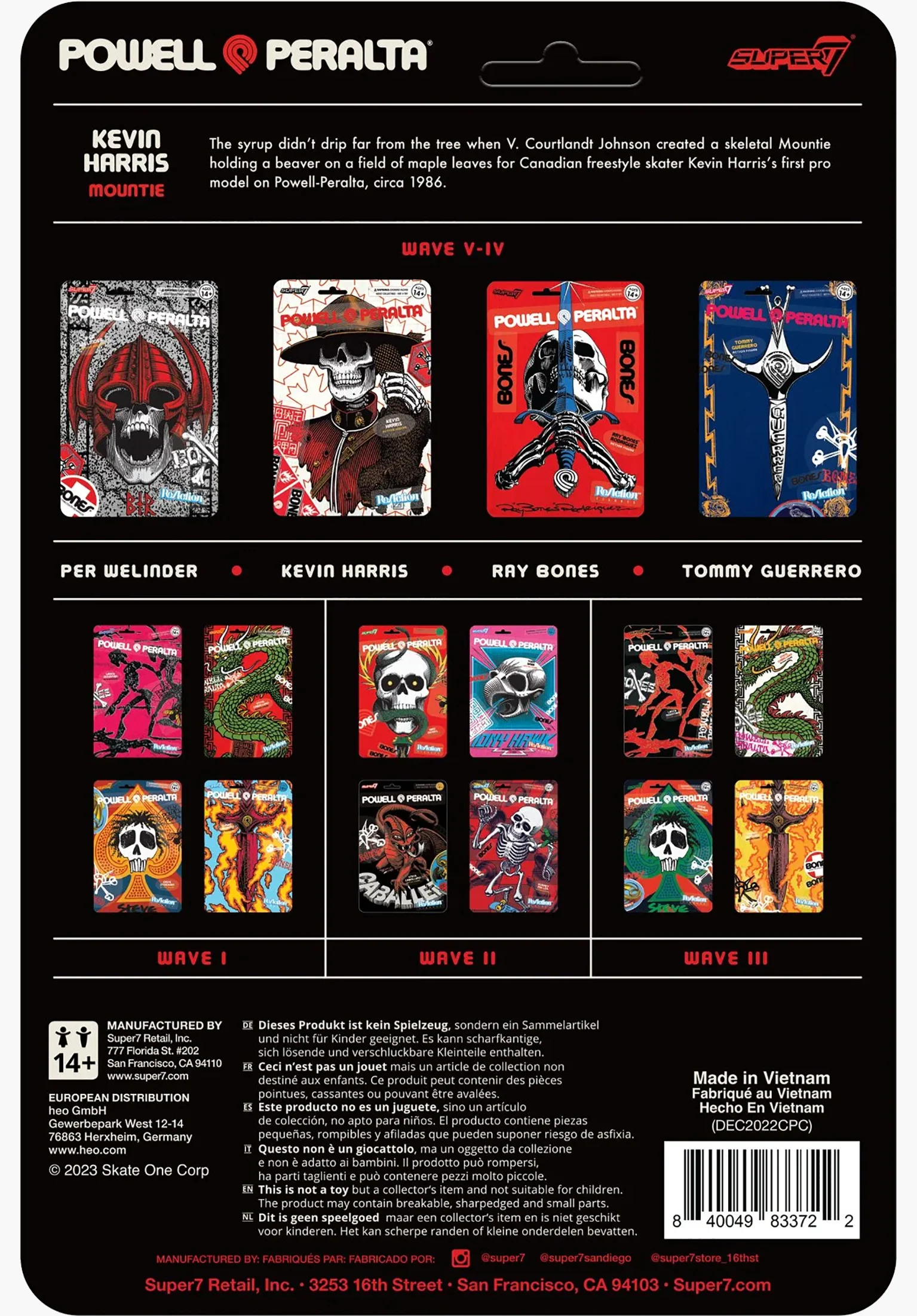 Powell-Peralta ReAction Figures Wave 04 - Kevin Ha
