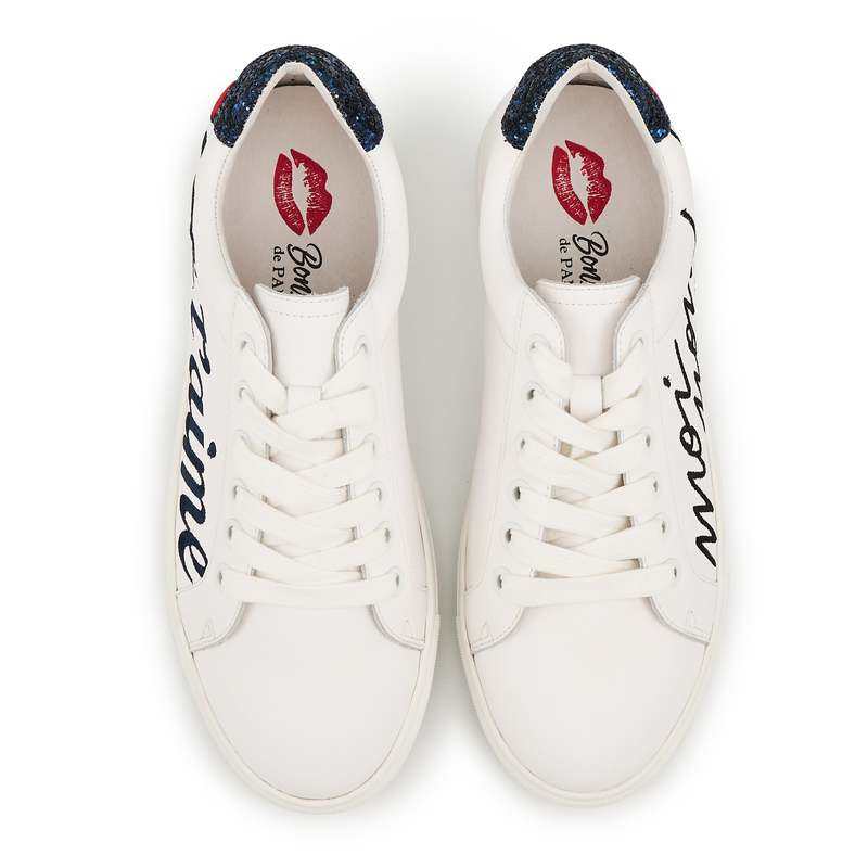 Baskets en cuir Simone moi non plus