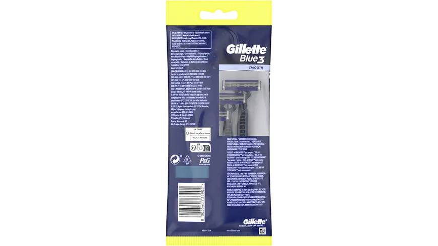 Gillette BLUE 3 Einweg Rasierer Smooth