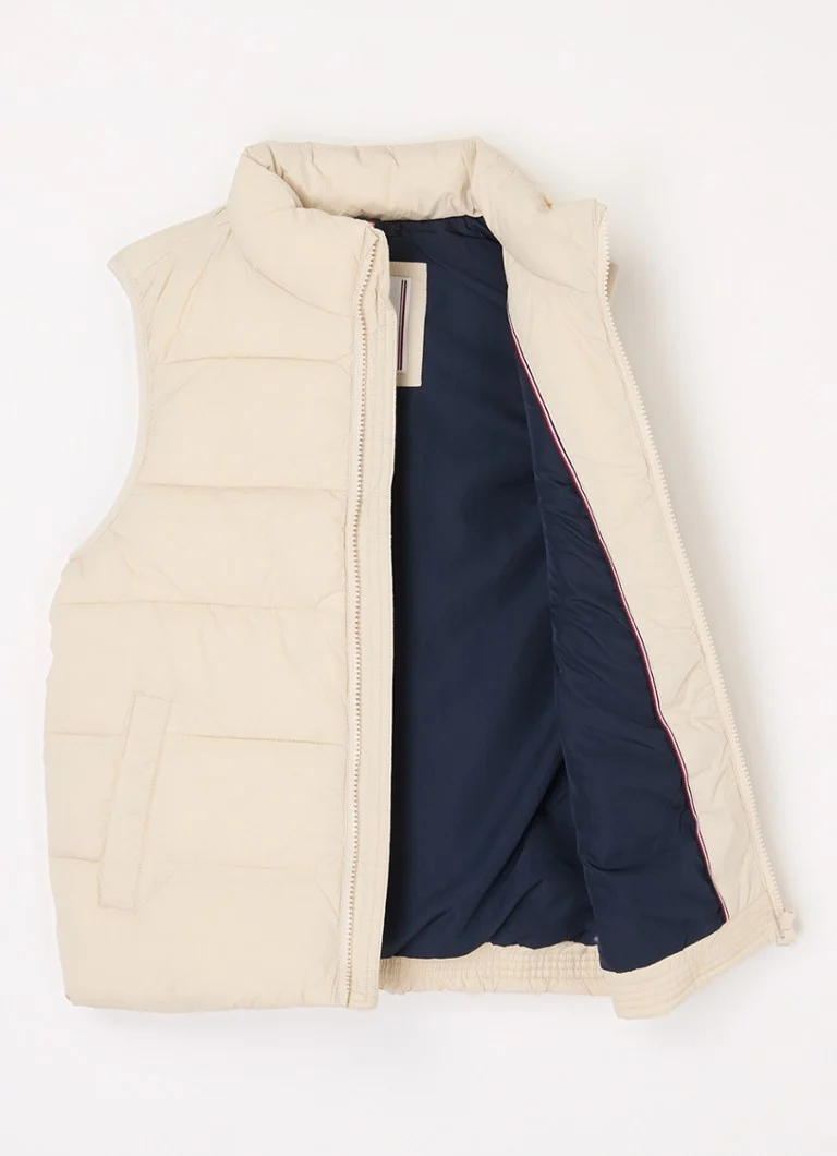 Vestă matlasată cu logo-ul Tommy Hilfiger