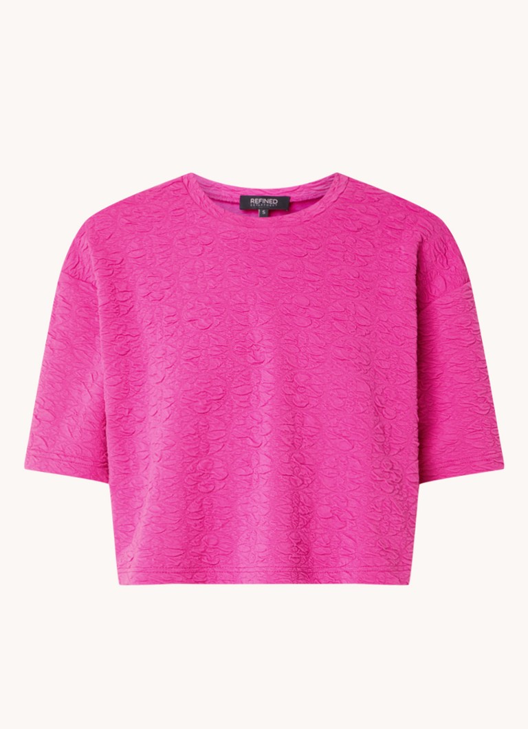 Reparto raffinato Clara - T-shirt corta strutturata