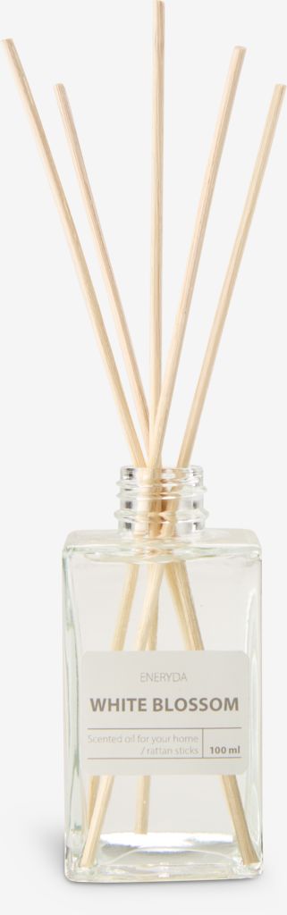 ENERYDA Olejek zapachowy z patyczkami ENERYDA biały kwiat 100ml