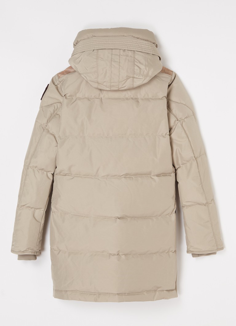 Jachetă Parajumpers Bear cu izolație lungă și glugă detașabilă