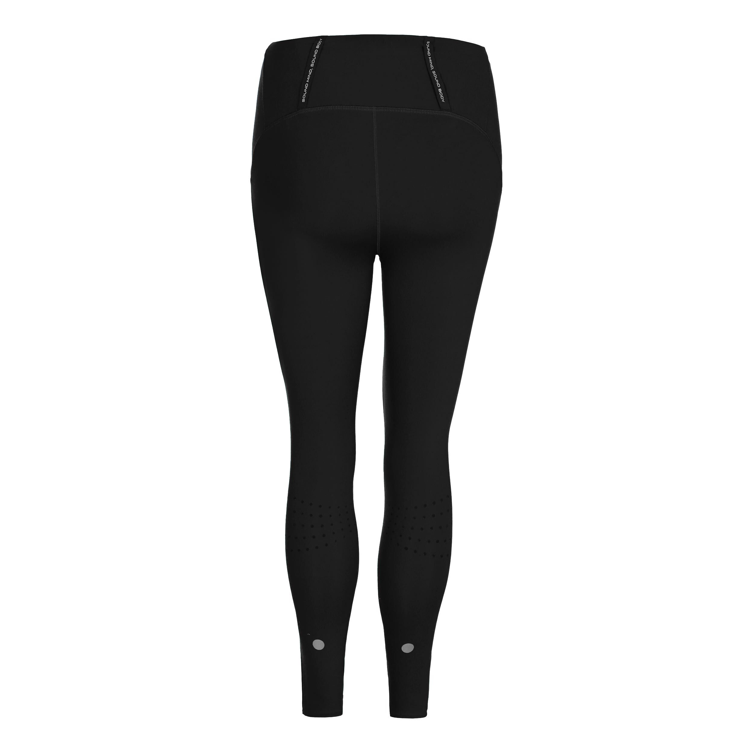 Road High Waist Lauftight Damen - Schwarz