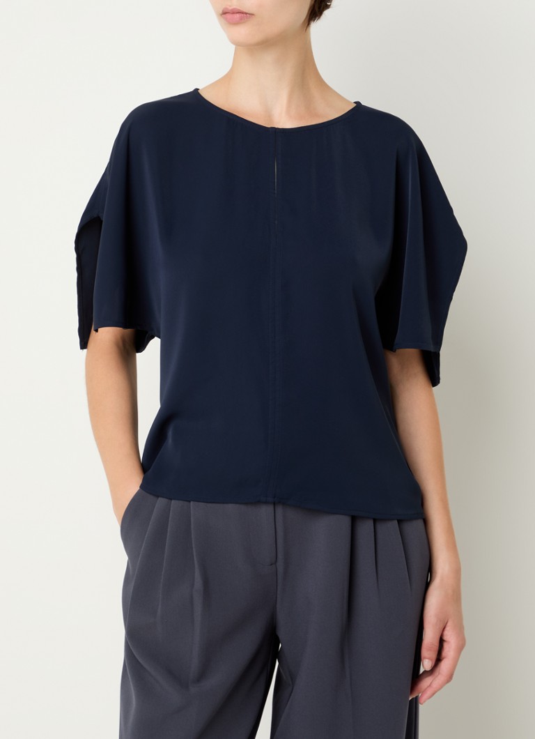 French Connection  Carmen tuniek met keyhole en vlindermouw