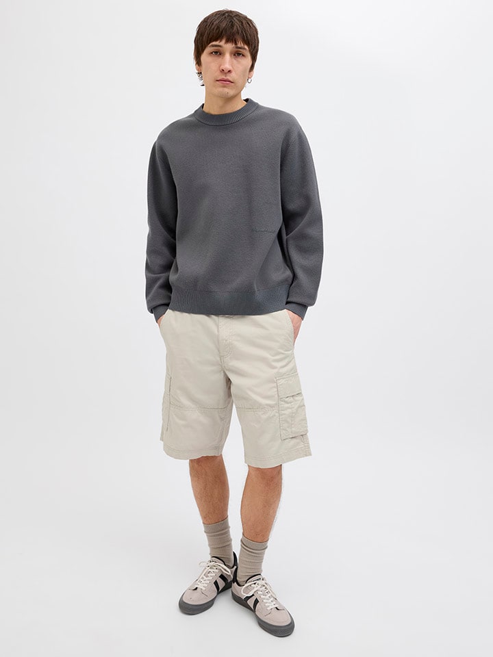 Jack & Jones Cargobermudas in Creme günstig kaufen