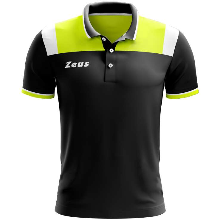 Zeus Vesuvio Herren Polo-Shirt neongelb