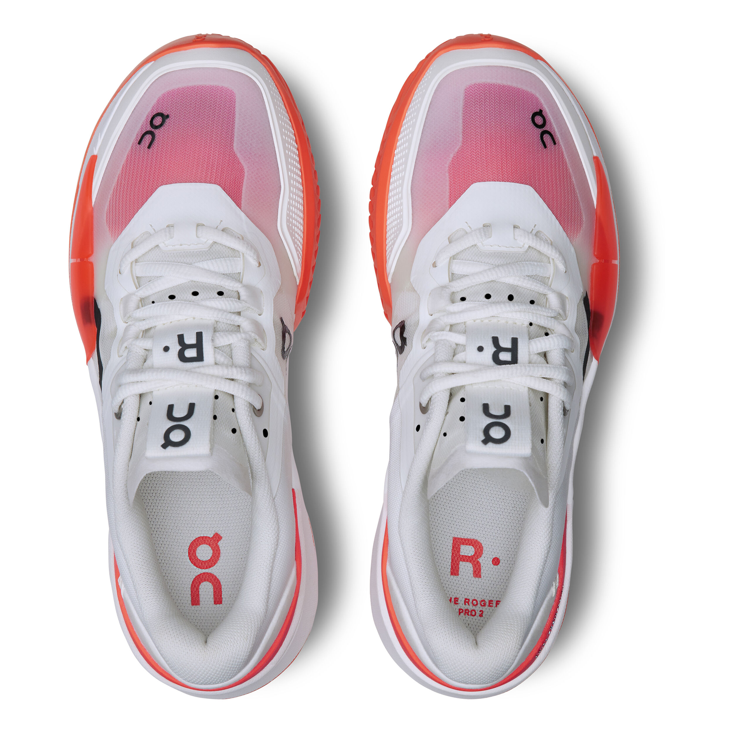 The Roger Pro 2 Allcourtschuh Damen - Weiß, Koralle