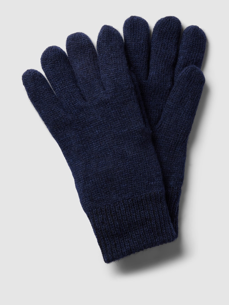 Handschuhe mit verstellbarem Riegel Modell 'Carlton' in dunkelblau