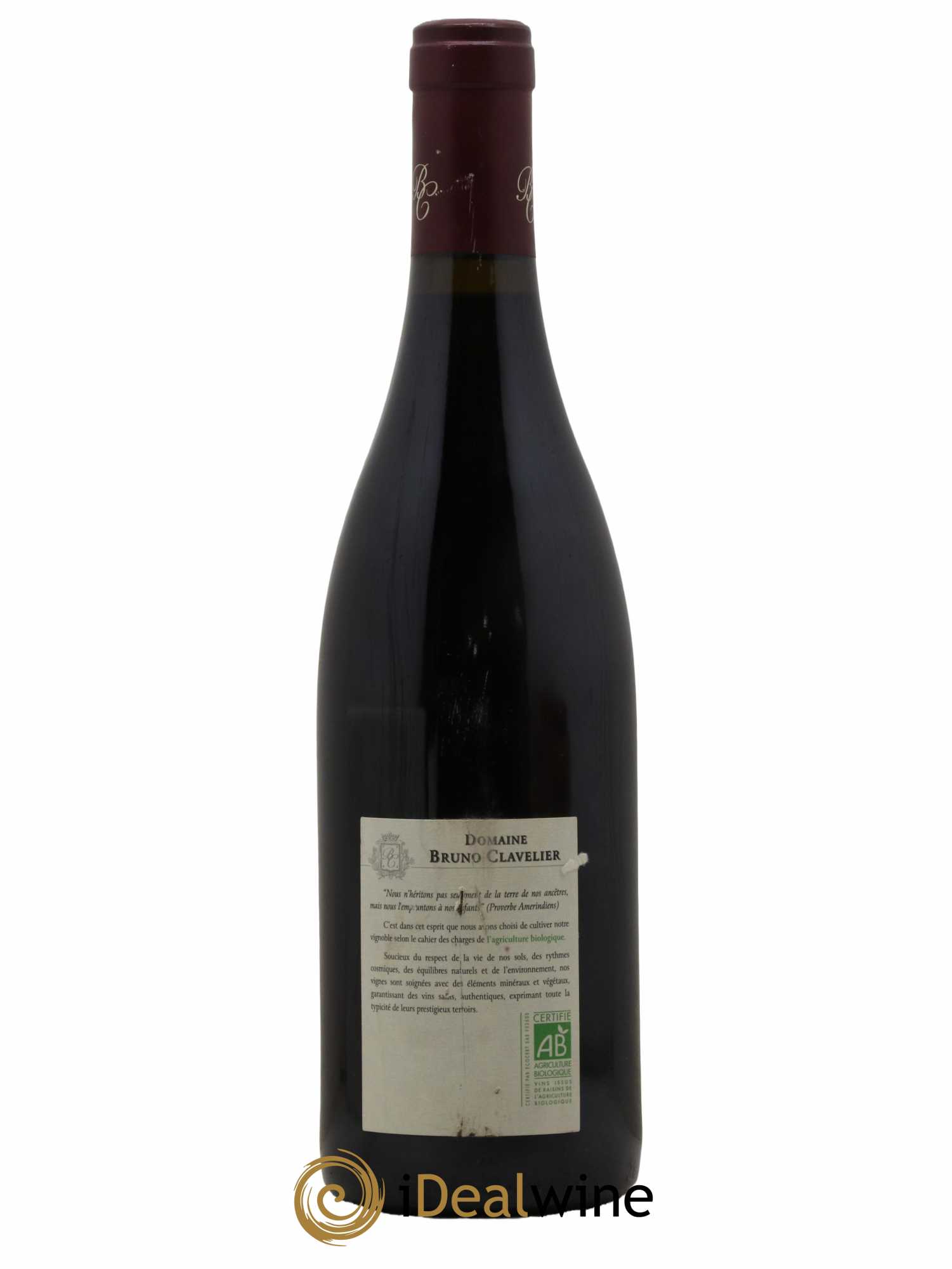 Vosne-Romanée Vieilles vignes La Combe Brûlée Bruno Clavelier  2006 - Lot de 1 Bouteille