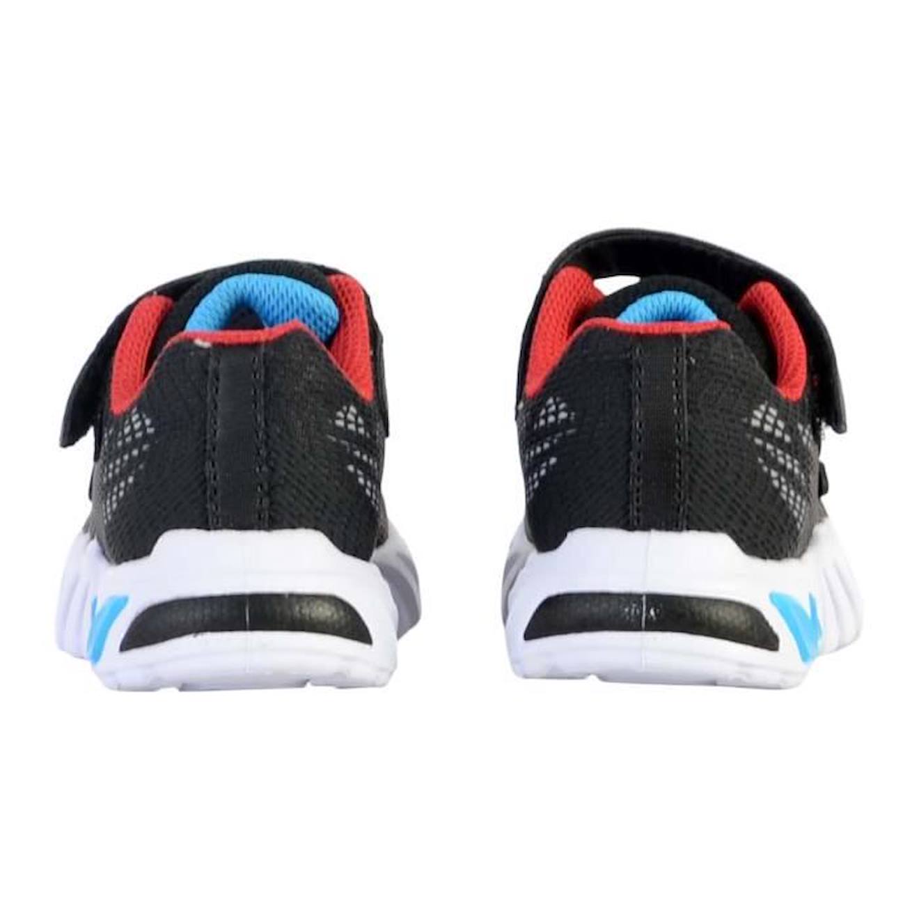 Basket à Scratch Enfant Skechers Vorlo noir