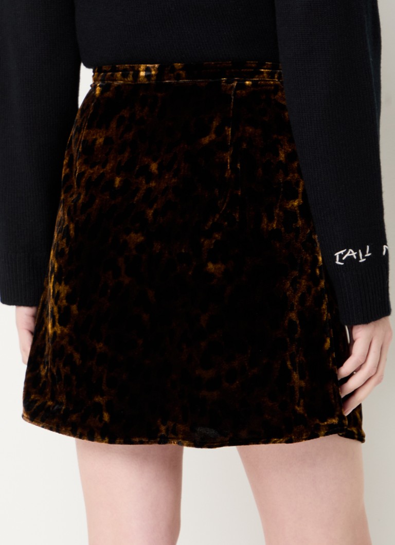 Zadig&Voltaire Jerry miniszoknya leopárdmintával