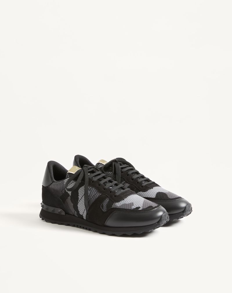 Baskets Rockrunner camouflage en tissu mesh