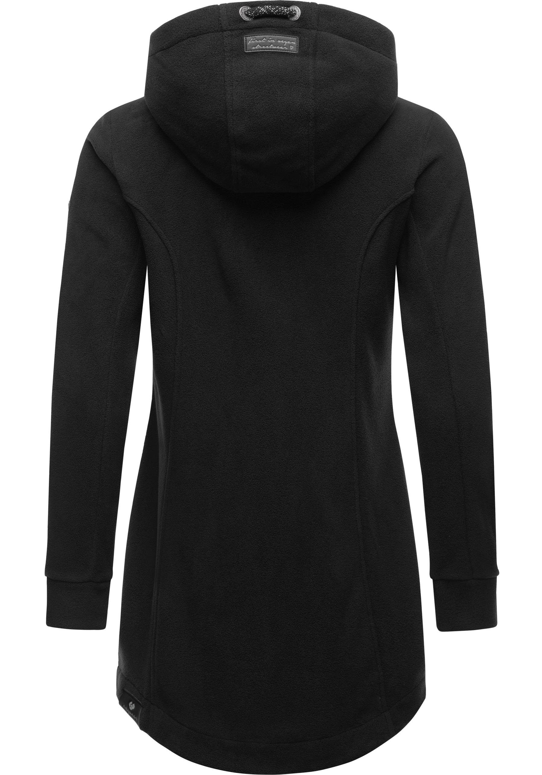Ragwear Parka Letti Fleece Sportliche Damen Fleecejacke mit Kapuze