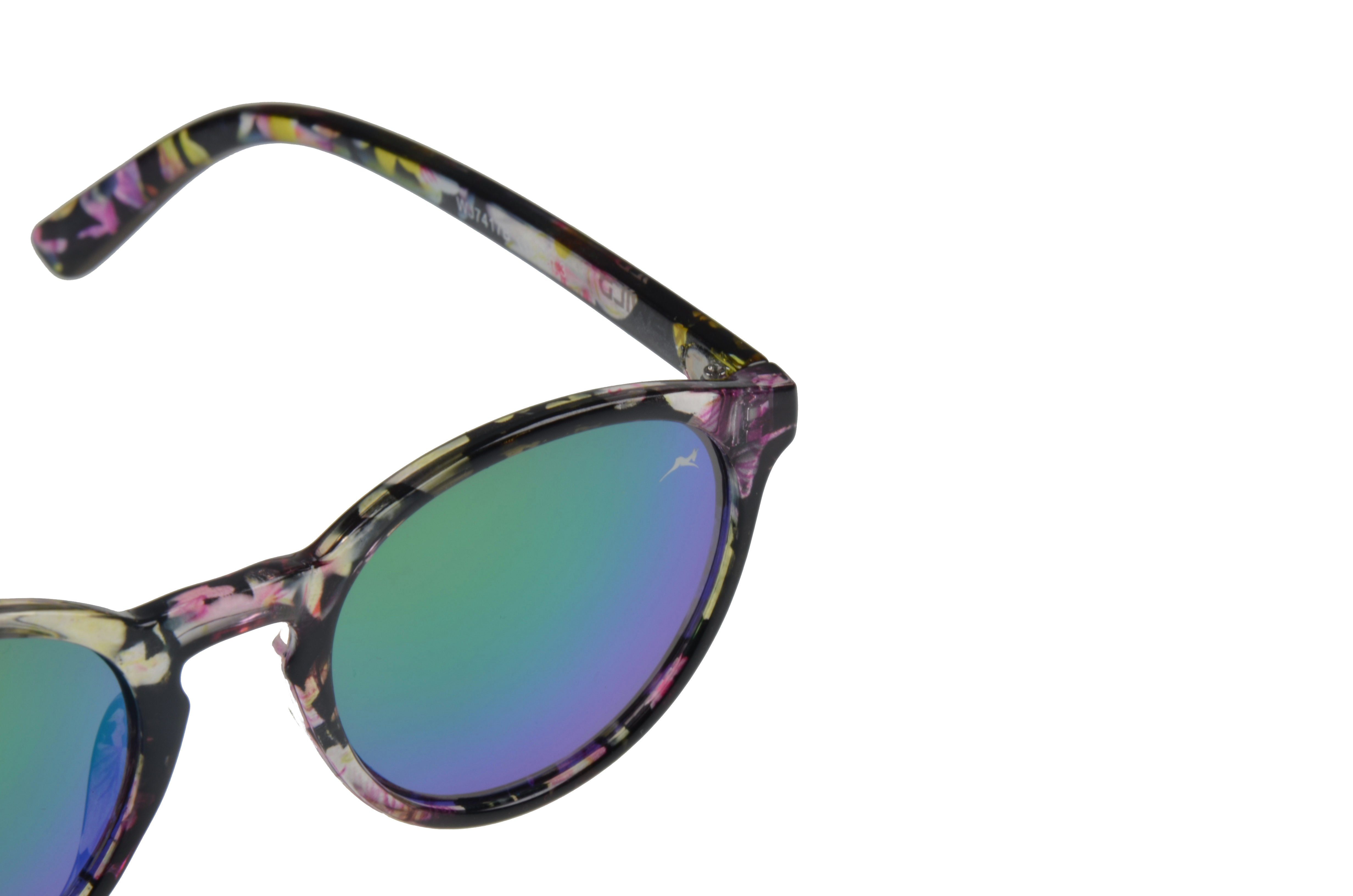 Gamswild Sonnenbrille WJ7417 GAMSKIDS Jugendbrille 5-12 Jahre Kinderbrille Mädchen kids, bunt-gemustert, lila-gemustert