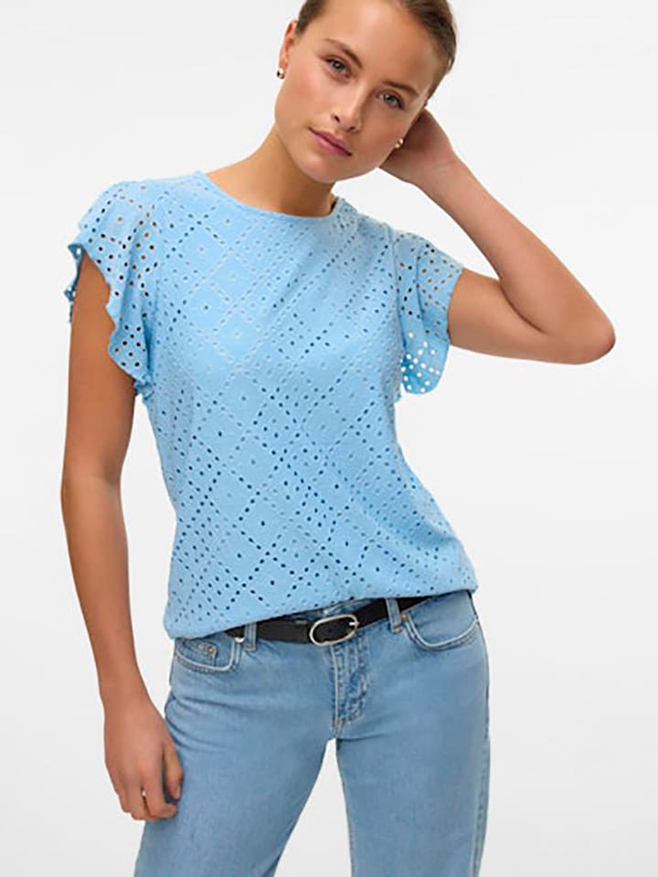 Vero Moda Shirt in Hellblau günstig kaufen