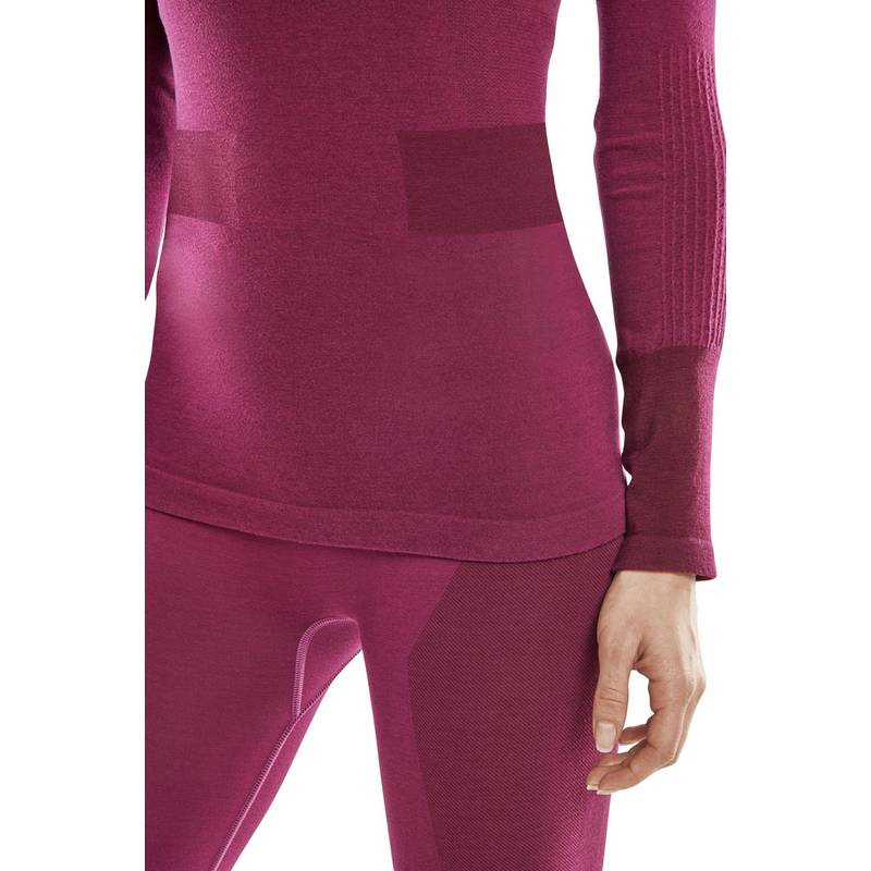 CEP Merino Skiing Base Shirt Longsleeve Laufshirt Damen