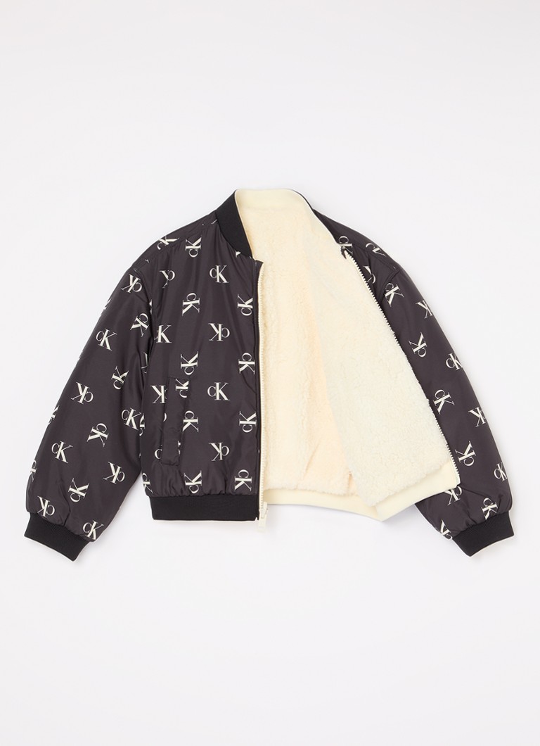 Calvin Klein dvostranska bomber jakna s podlogo iz mehkega materiala