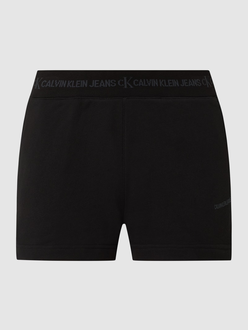 Sweatshorts aus Bio-Baumwolle  in schwarz