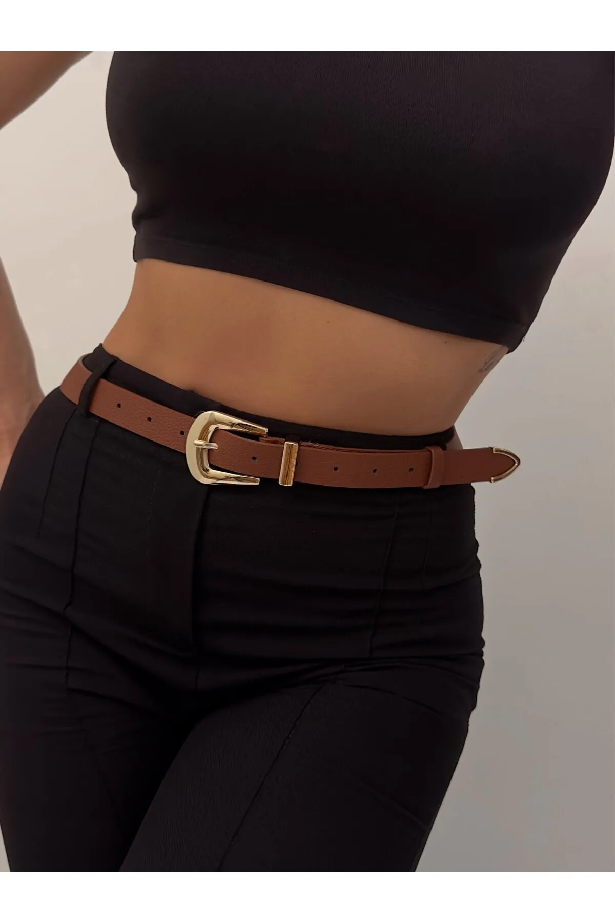 Fiori  Bridge Buckle End Suit Damen-Hosengürtel, Jackengürtel, Kleidergürtel, Hemdgürtel