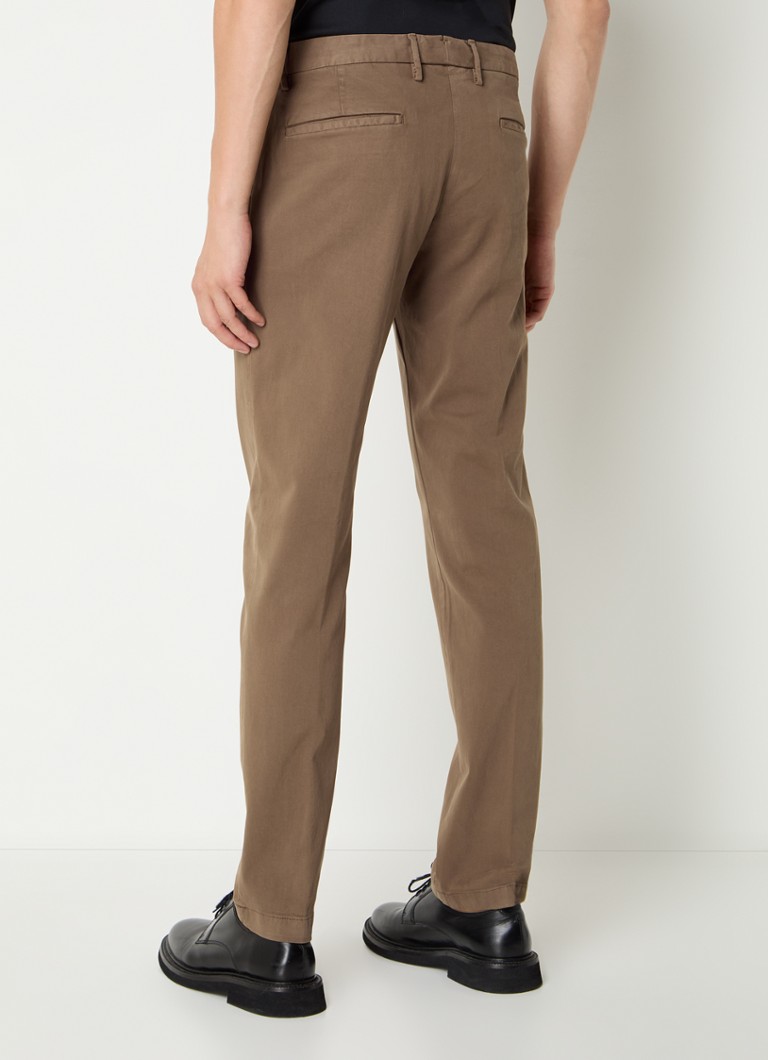 Pantaloni chino slim fit Boggi Milano cu buzunare interioare