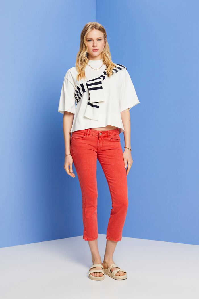 Capri-Hose aus Twill