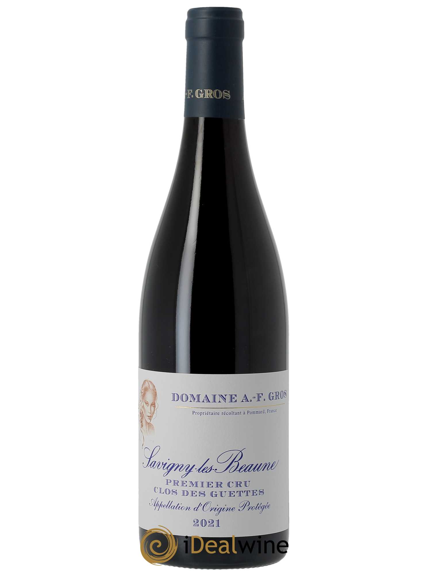Savigny-lès-Beaune 1er Cru Clos des Guettes A.-F. Gros  2021 - Lot de 1 Bouteille
