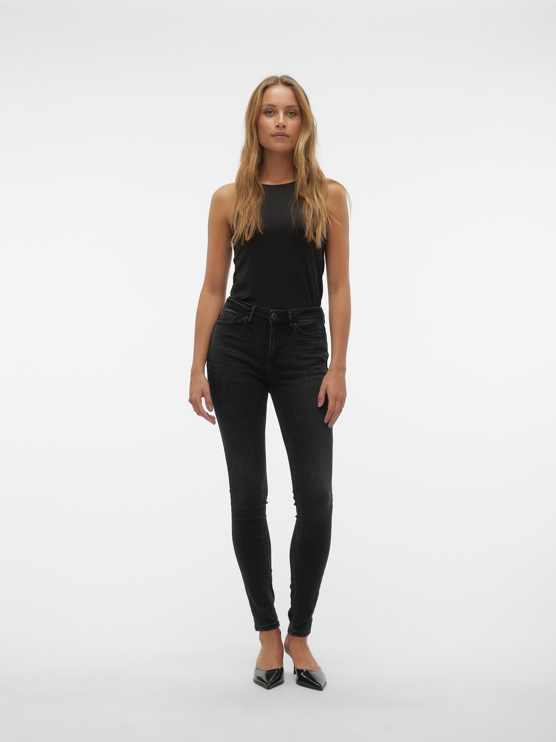 VMFLASH Mid Rise Skinny Fit Jeans