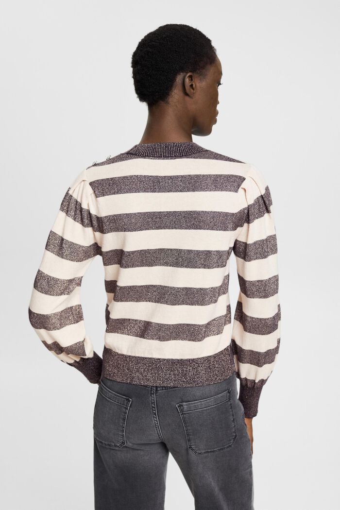 Pullover mit Glitzerstreifen