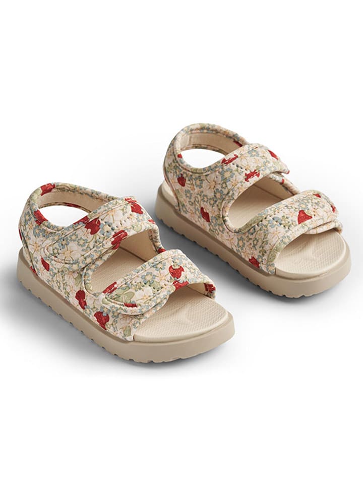 Wheat Sandalen in Creme/ Rot günstig kaufen